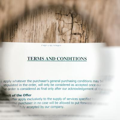 Terms and Conditions